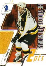 2003-04 BAP Memorabilia He Shoots-He Scores Points #10 Joe Thornton 2 Pts.