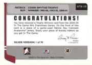 2004-05 ITG Franchises US West Trophy Winners #WTW8 Patrick Roy back image