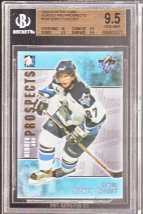 2004-05 ITG Heroes and Prospects #104 Sidney Crosby