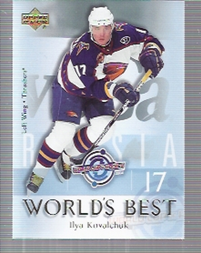2004-05 Upper Deck World's Best #WB18 Ilya Kovalchuk