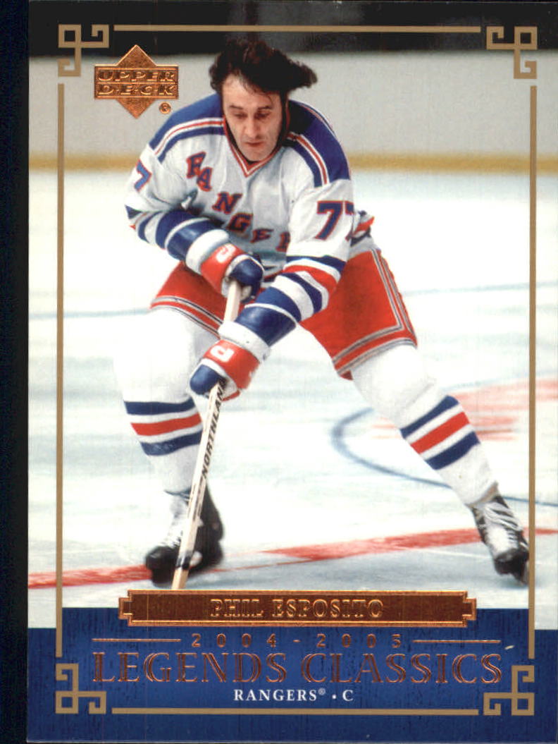 2004-05 UD Legends Classics #44 Phil Esposito