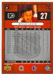2004-05 UD Legends Classics #47 Reggie Leach back image