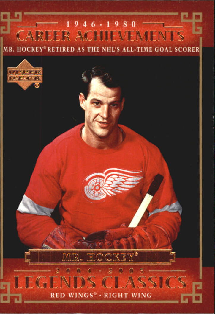 2004-05 UD Legends Classics #56 Gordie Howe