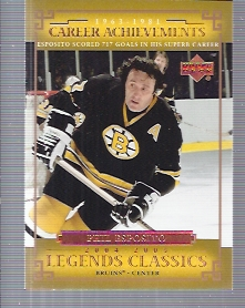 2004-05 UD Legends Classics #69 Phil Esposito