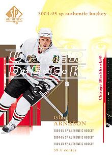 2004-05 SP Authentic #19 Tyler Arnason