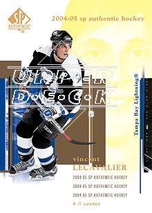 2004-05 SP Authentic #82 Vincent Lecavalier