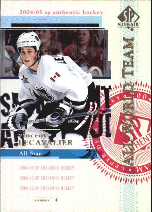 2004-05 SP Authentic #143 Vincent Lecavalier AW