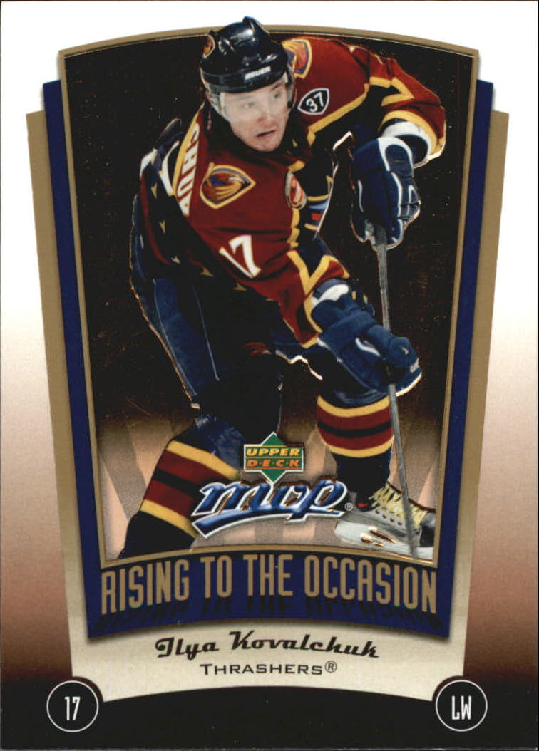2005-06 Upper Deck MVP Rising to the Occasion #RO14 Ilya Kovalchuk