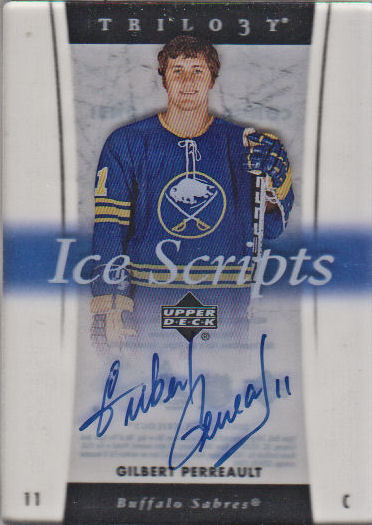 2005-06 Upper Deck Trilogy Ice Scripts #ISGP Gilbert Perreault