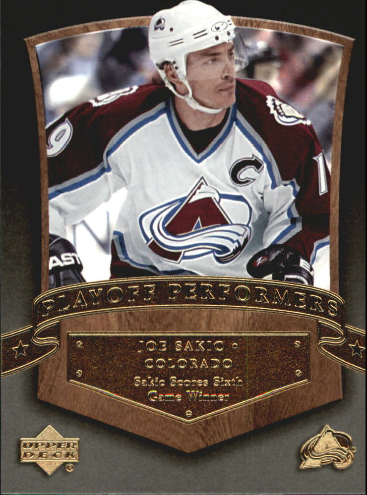 2005-06 Upper Deck Playoff Performers #PP6 Joe Sakic