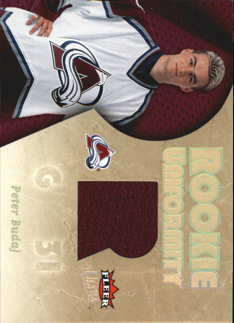 2005-06 Ultra Rookie Uniformity Jerseys #RUPB Peter Budaj