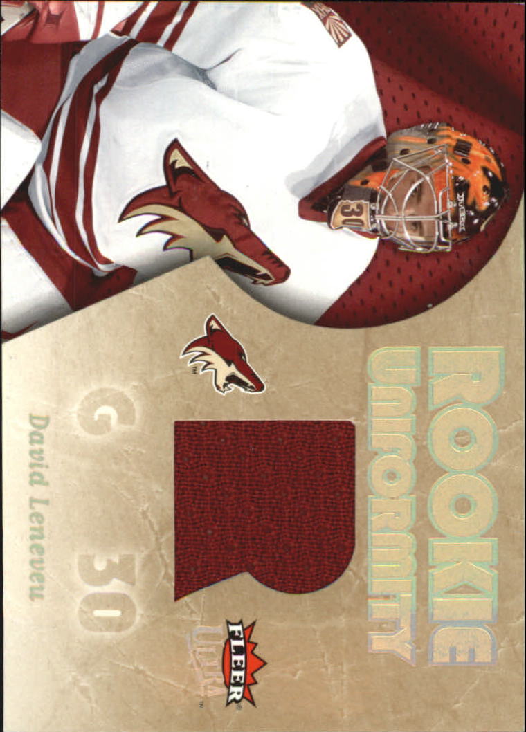 2005-06 Ultra Rookie Uniformity Jerseys #RUDL David Leneveu