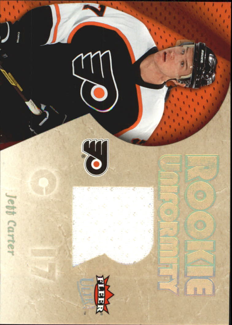 2005-06 Ultra Rookie Uniformity Jerseys #RUJC Jeff Carter