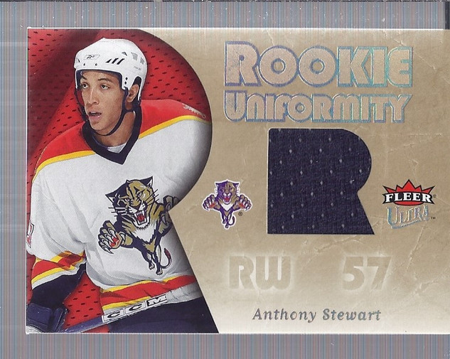 2005-06 Ultra Rookie Uniformity Jerseys #RUST Anthony Stewart