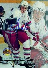1996-97 Score Board Autographed Collection Autographs #45 Joe Thornton