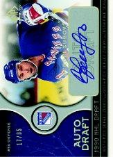 2005-06 SP Game Used Auto Draft #ADSZ Sergei Zubov/85