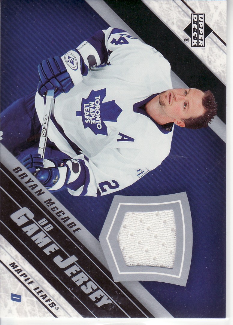 2005-06 Upper Deck Jerseys Series II #J2MC Bryan McCabe