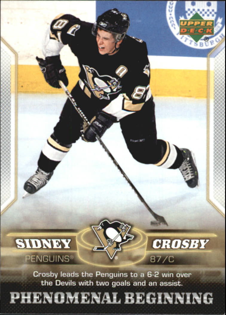 2005-06 UD Phenomenal Beginnings #16 Sidney Crosby