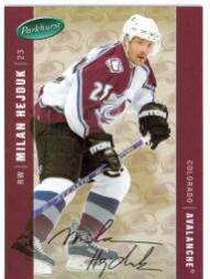 2005-06 Parkhurst Facsimile Auto Parallel #122 Milan Hejduk