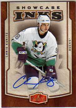 2006-07 Flair Showcase Inks #ICK Chris Kunitz