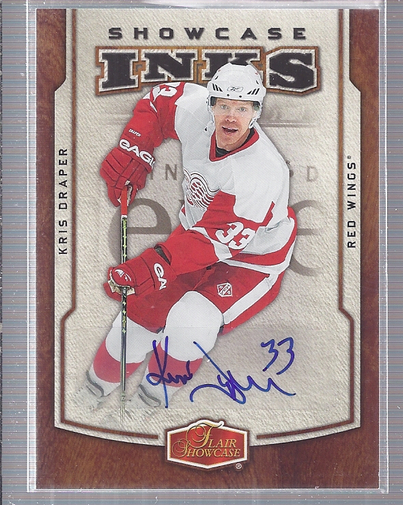 2006-07 Flair Showcase Inks #IKD Kris Draper