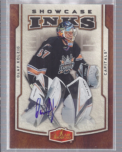 2006-07 Flair Showcase Inks #IOK Olaf Kolzig