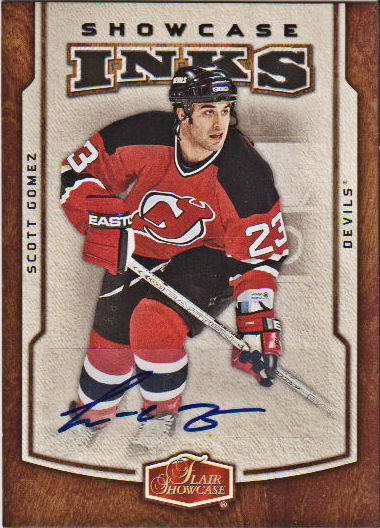 2006-07 Flair Showcase Inks #ISG Scott Gomez