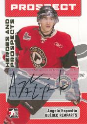 2006-07 ITG Heroes and Prospects Autographs #AAE Angelo Esposito