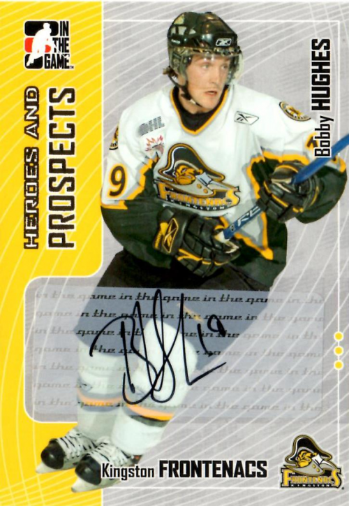 2006-07 ITG Heroes and Prospects Autographs #ABH Bobby Hughes