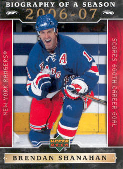 2006-07 Upper Deck Biography of a Season #BOS2 Brendan Shanahan