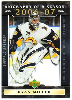 2006-07 Upper Deck Biography of a Season #BOS6 Ryan Miller