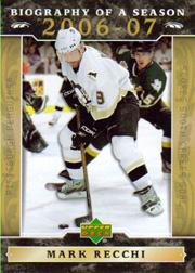 2006-07 Upper Deck Biography of a Season #BOS13 Mark Recchi