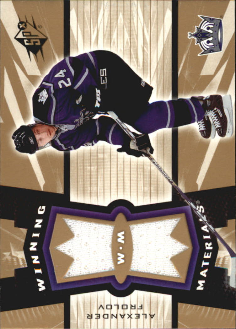 2006-07 SPx Winning Materials #WMAF Alexander Frolov