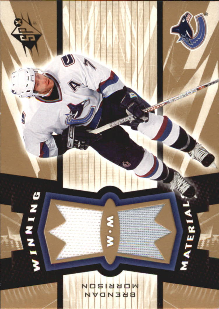 2006-07 SPx Winning Materials #WMMO Brendan Morrison