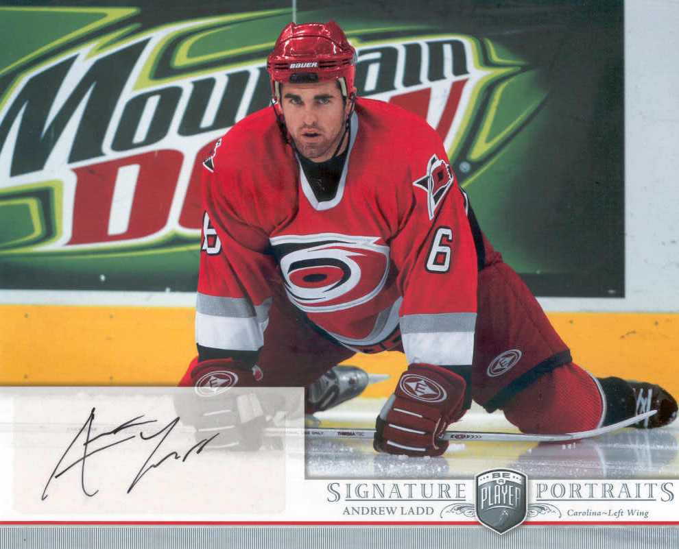 2006-07 Be A Player Portraits Signature Portraits #SPAL Andrew Ladd
