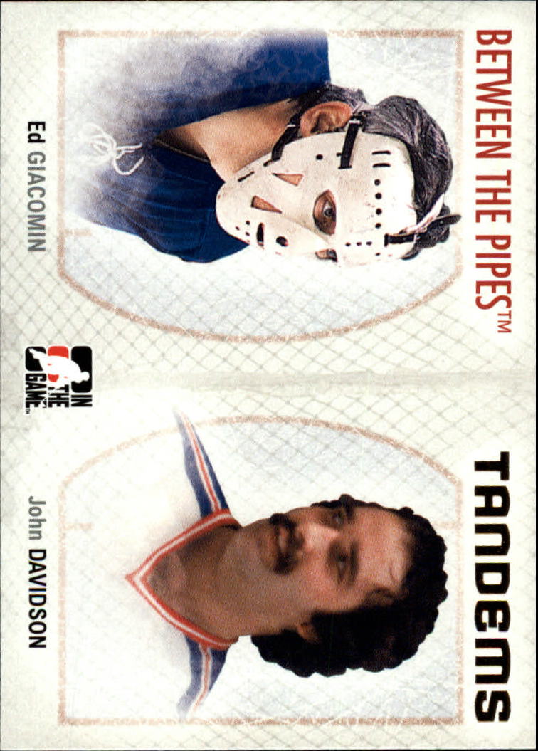 2006-07 Between The Pipes #140 Ed Giacomin/John Davison