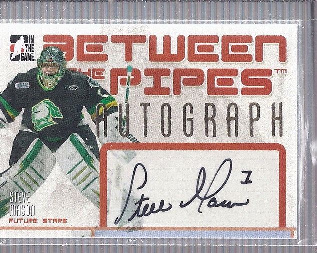 2006-07 Between The Pipes Autographs #ASM Steve Mason
