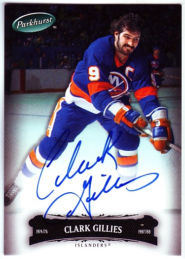 2006-07 Parkhurst Autographs #15 Clark Gillies