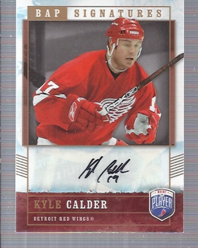 2006-07 Be A Player Signatures #KC Kyle Calder
