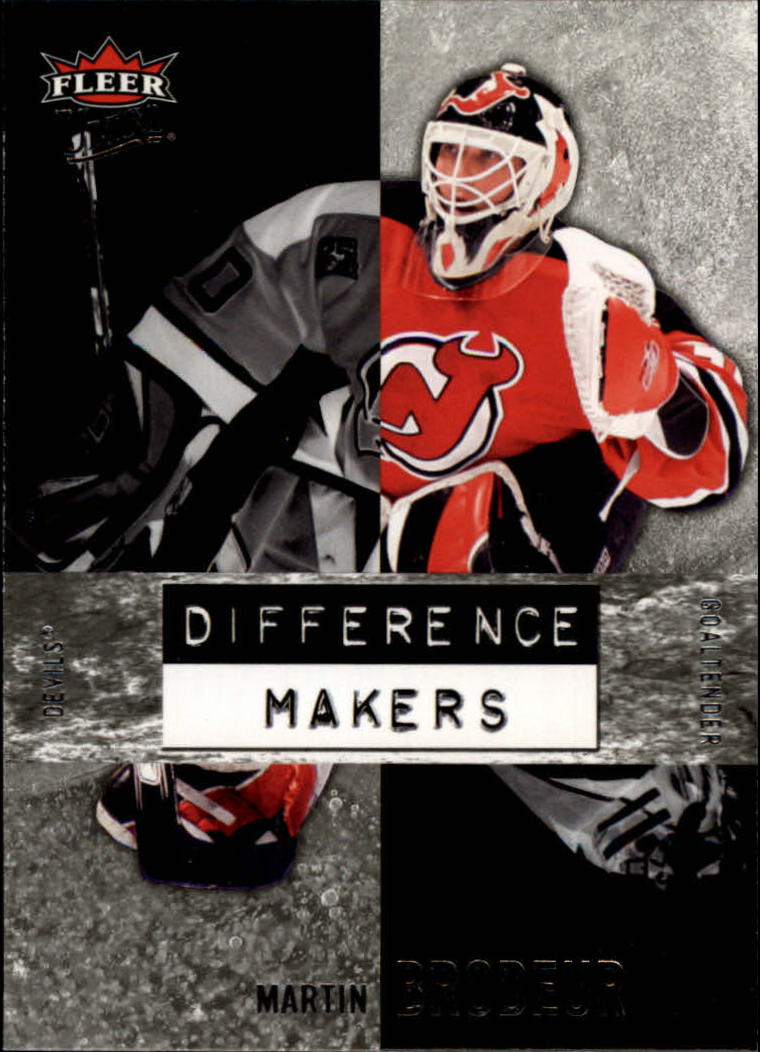 2007-08 Ultra Difference Makers #DM8 Martin Brodeur