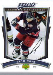 2007-08 Upper Deck MVP #22 Rick Nash