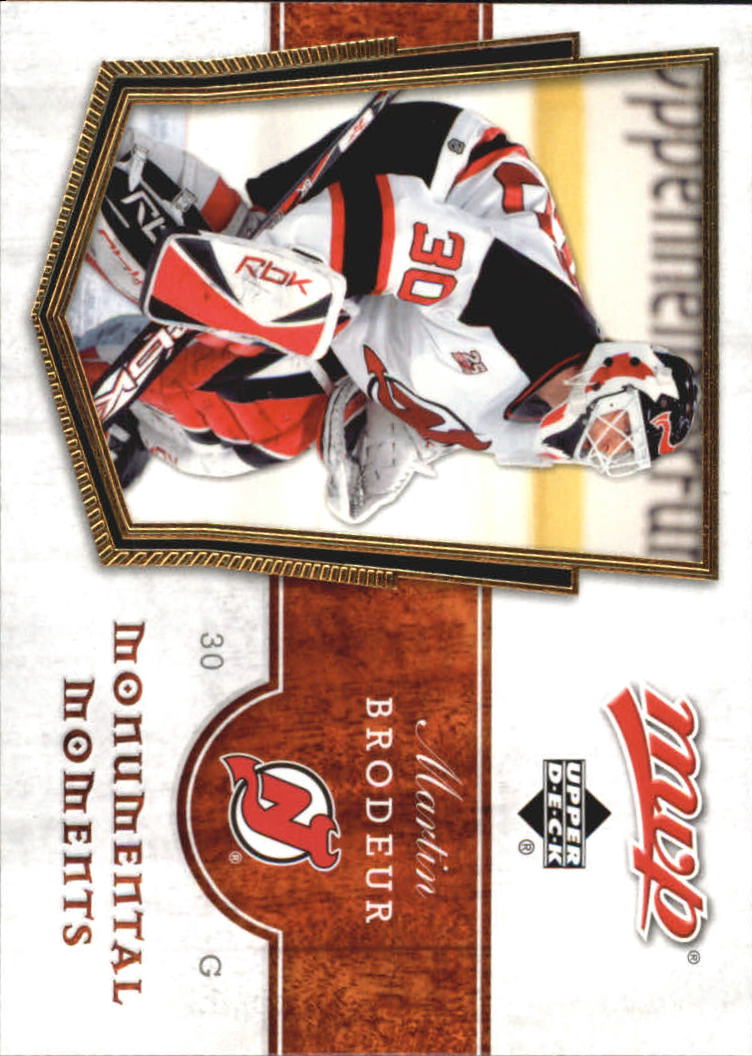 2007-08 Upper Deck MVP Monumental Moments #MM4 Martin Brodeur