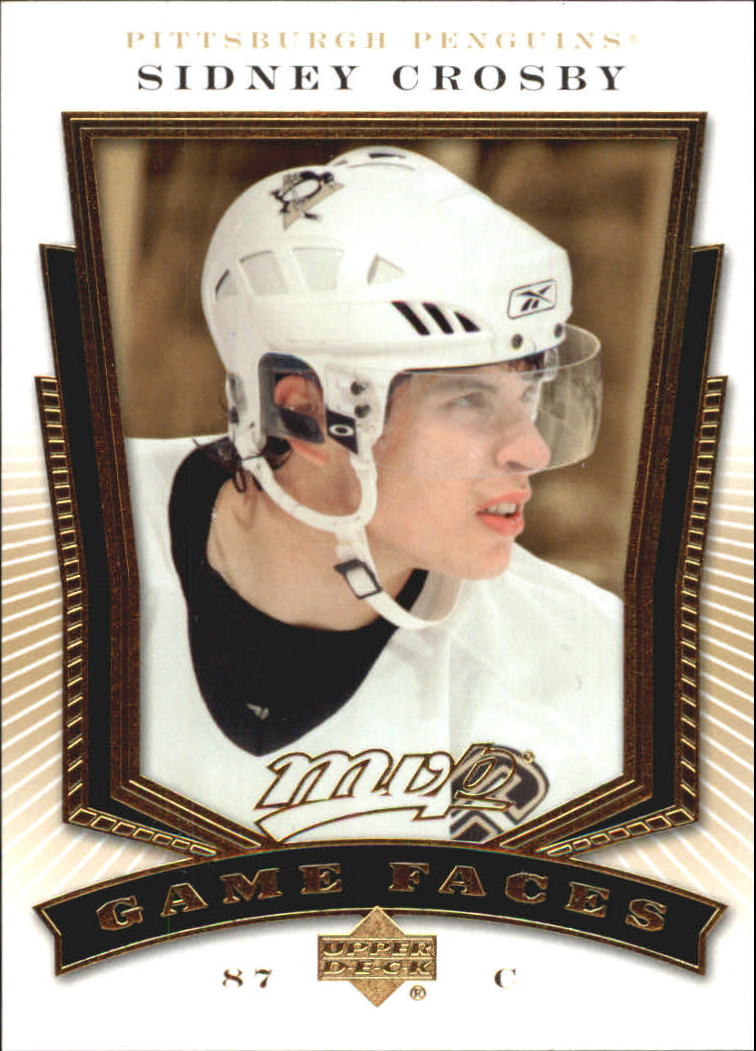 2007-08 Upper Deck MVP Game Faces #GF1 Sidney Crosby