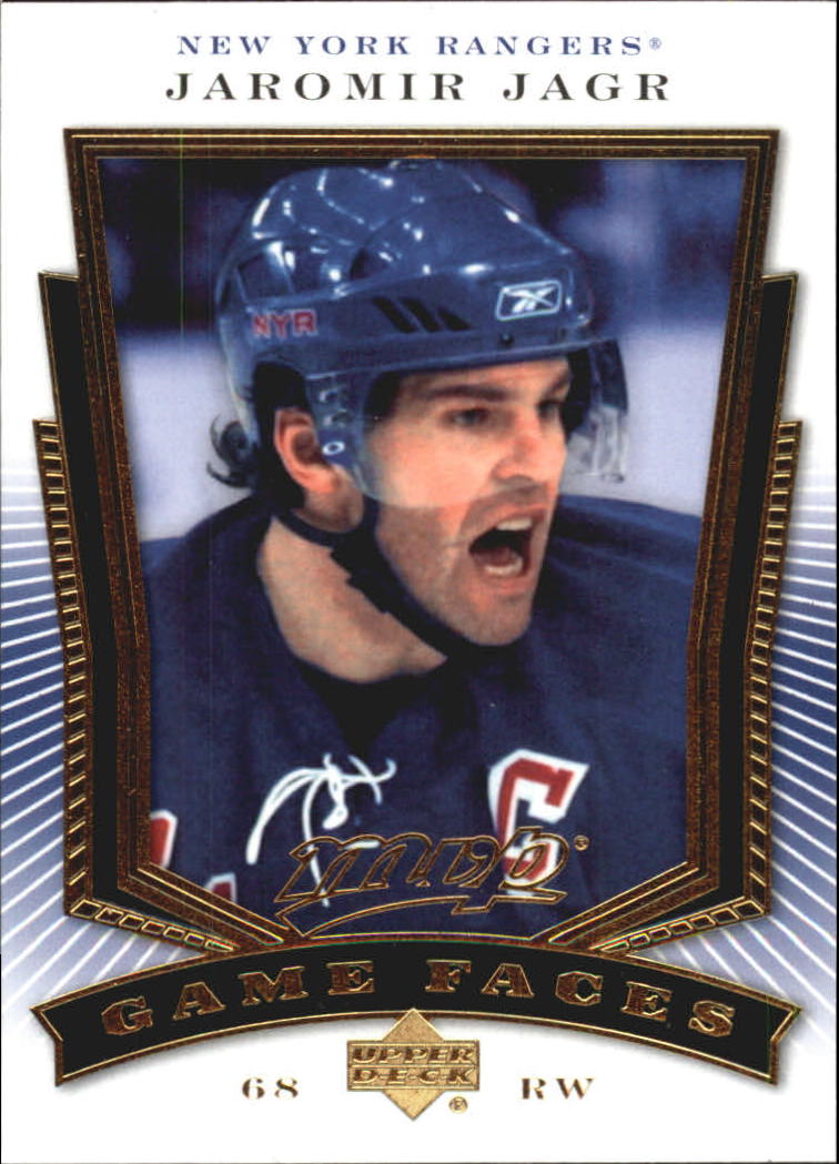2007-08 Upper Deck MVP Game Faces #GF2 Jaromir Jagr