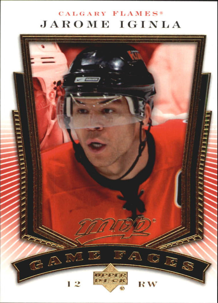 2007-08 Upper Deck MVP Game Faces #GF3 Jarome Iginla