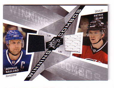 2008-09 SPx Winning Combos #WCNE Markus Naslund/Patrik Elias