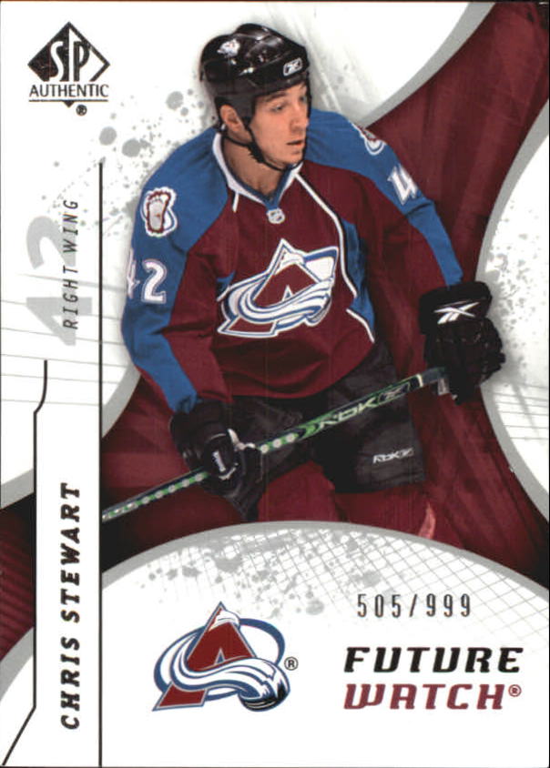 2008-09 SP Authentic #179 Chris Stewart RC