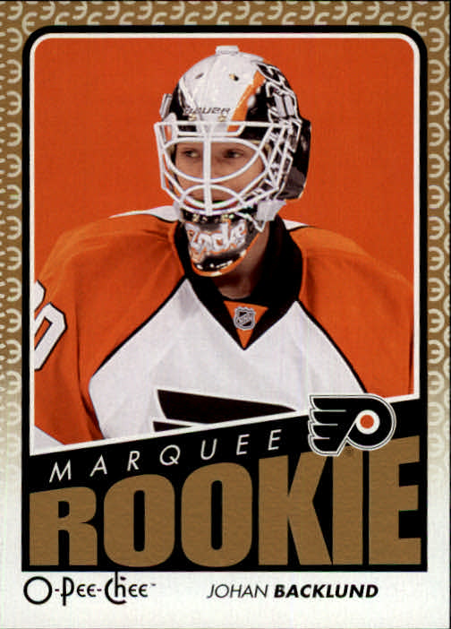 2009-10 O-Pee-Chee #769 Johan Backlund RC