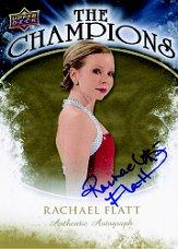 2009-10 Upper Deck The Champions Autographs Gold #CHRF Rachael Flatt