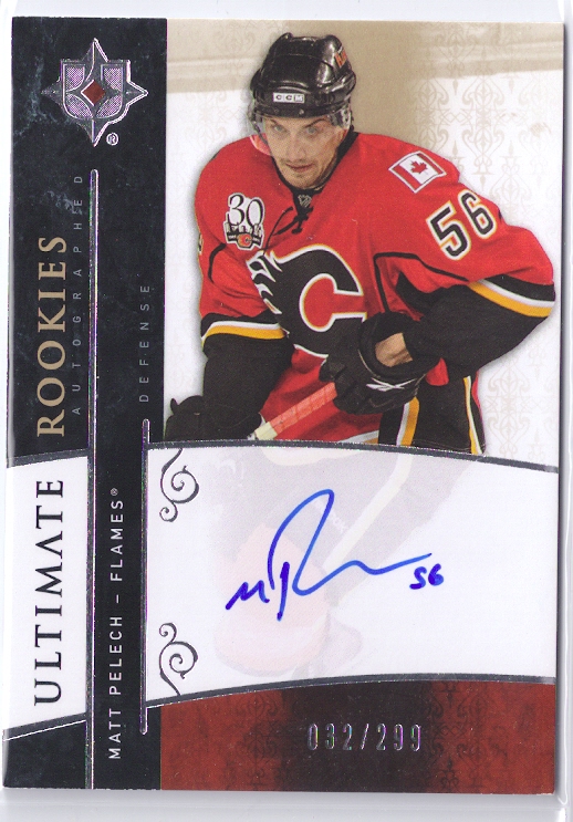 2009-10 Ultimate Collection #131 Matt Pelech AU RC